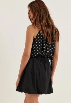 Balloon Short Cotton Skirt