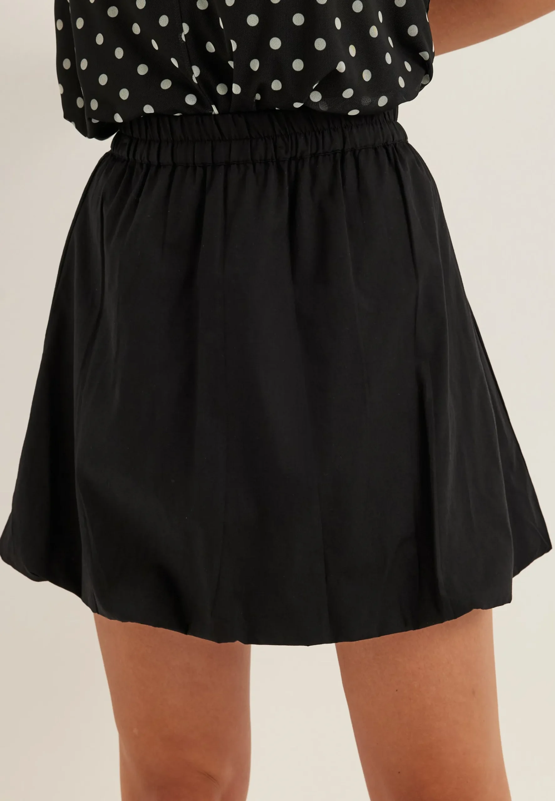 Balloon Short Cotton Skirt