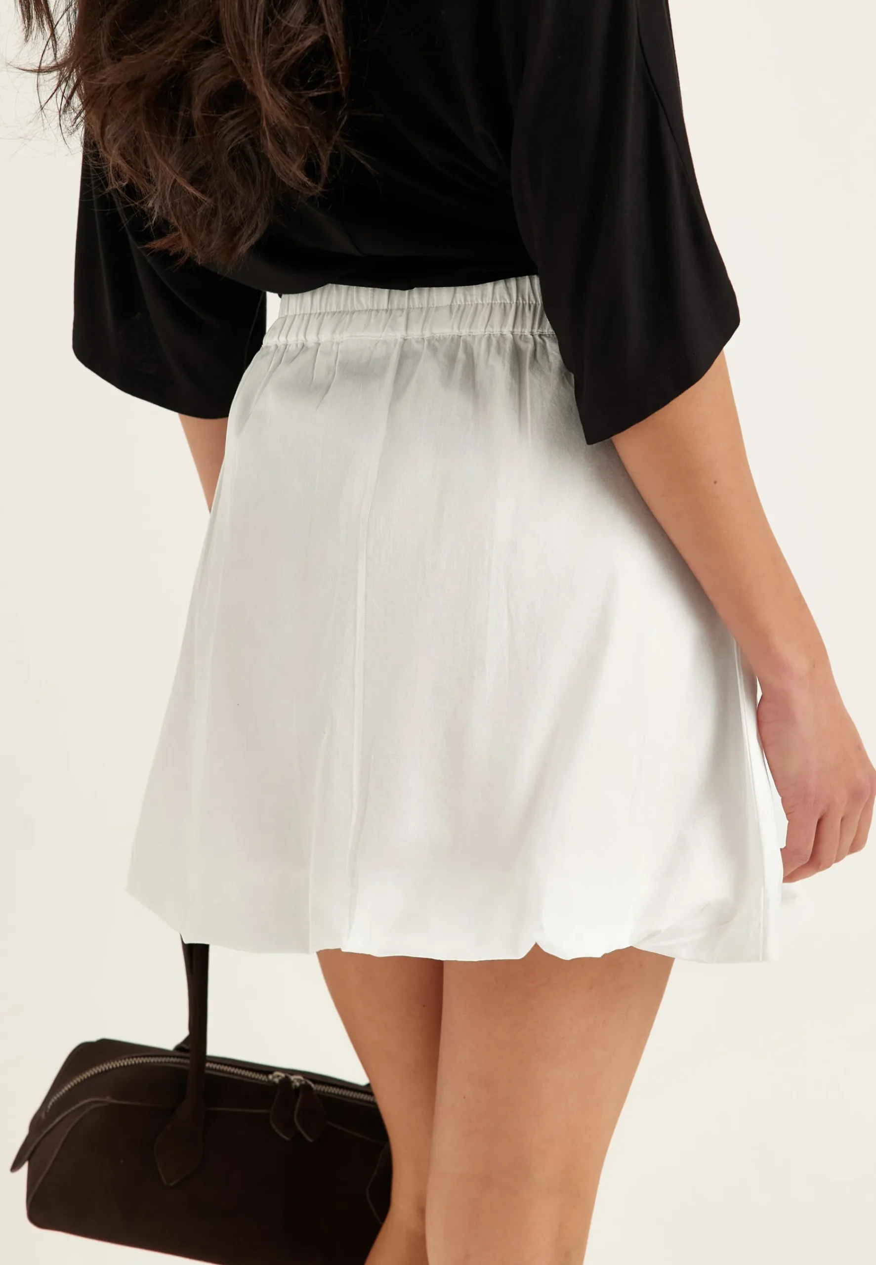 Balloon Short Cotton Skirt