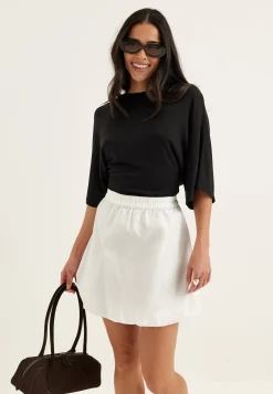 Balloon Short Cotton Skirt