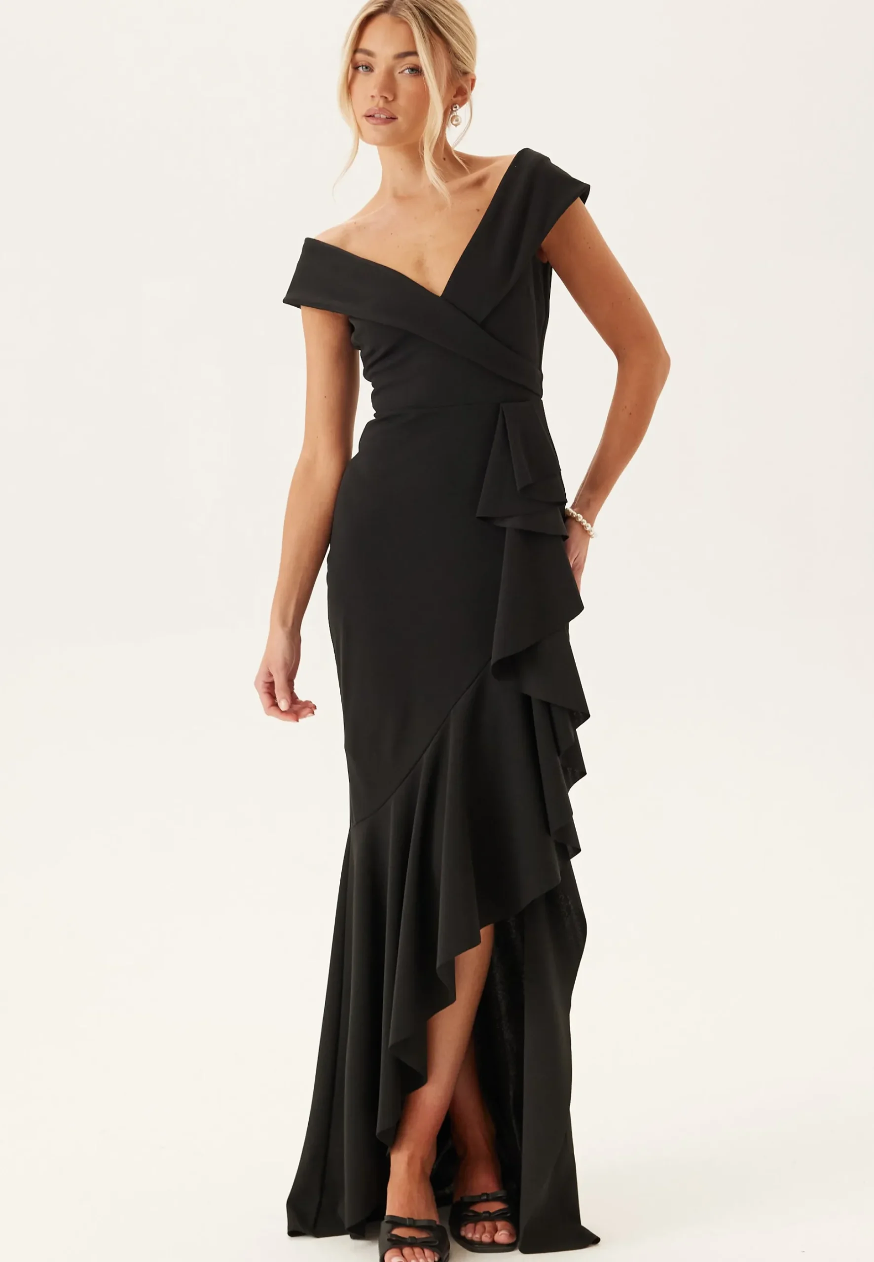 Bardot Frill Maxi Dress