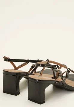 Biadina Strappy Sandal Faux Leather