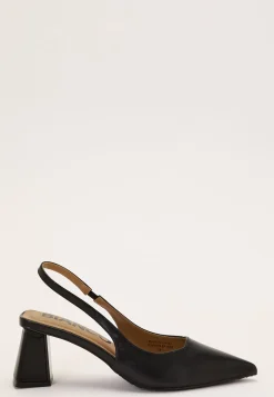 Biamaralyn Slingback Smooth Faux Leather