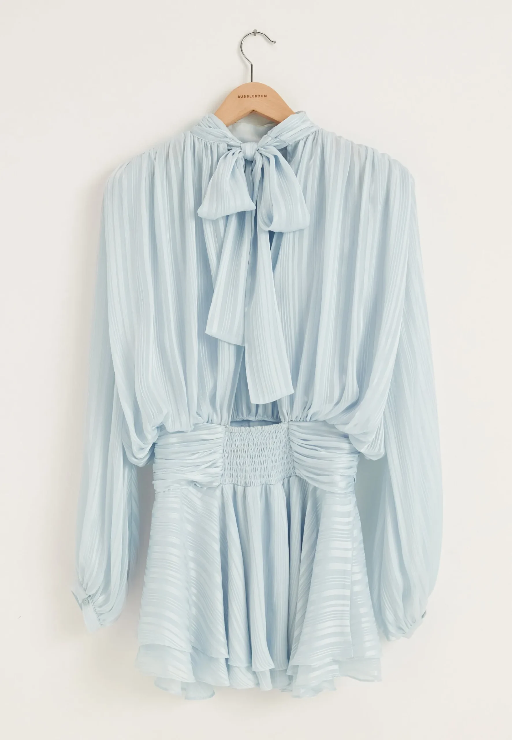 Bow Jacquard Short Dress