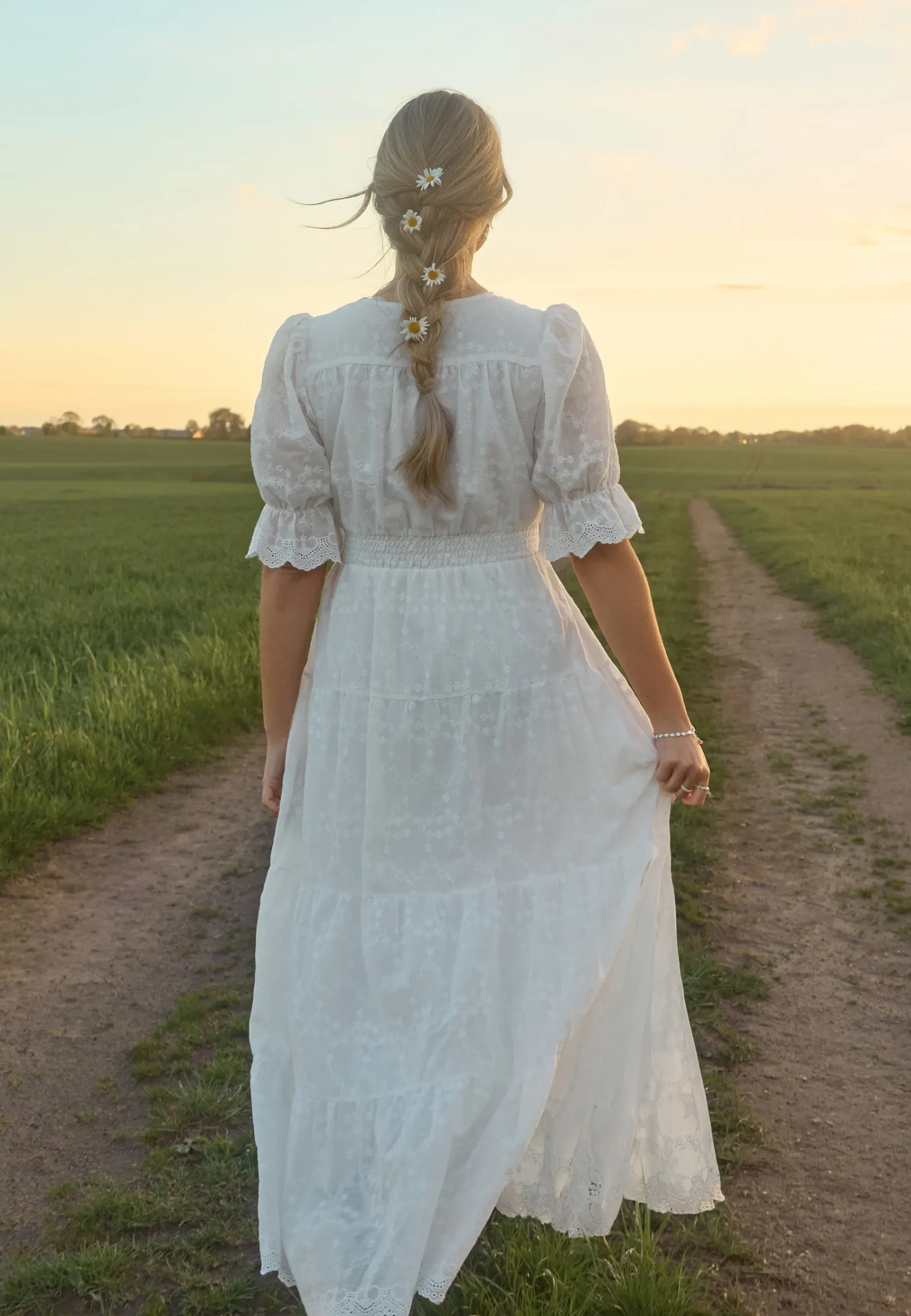 Broderie Anglaise Maxi Dress
