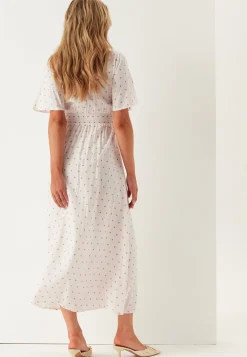 Butterfly Sleeve Viscose Maxi Dress