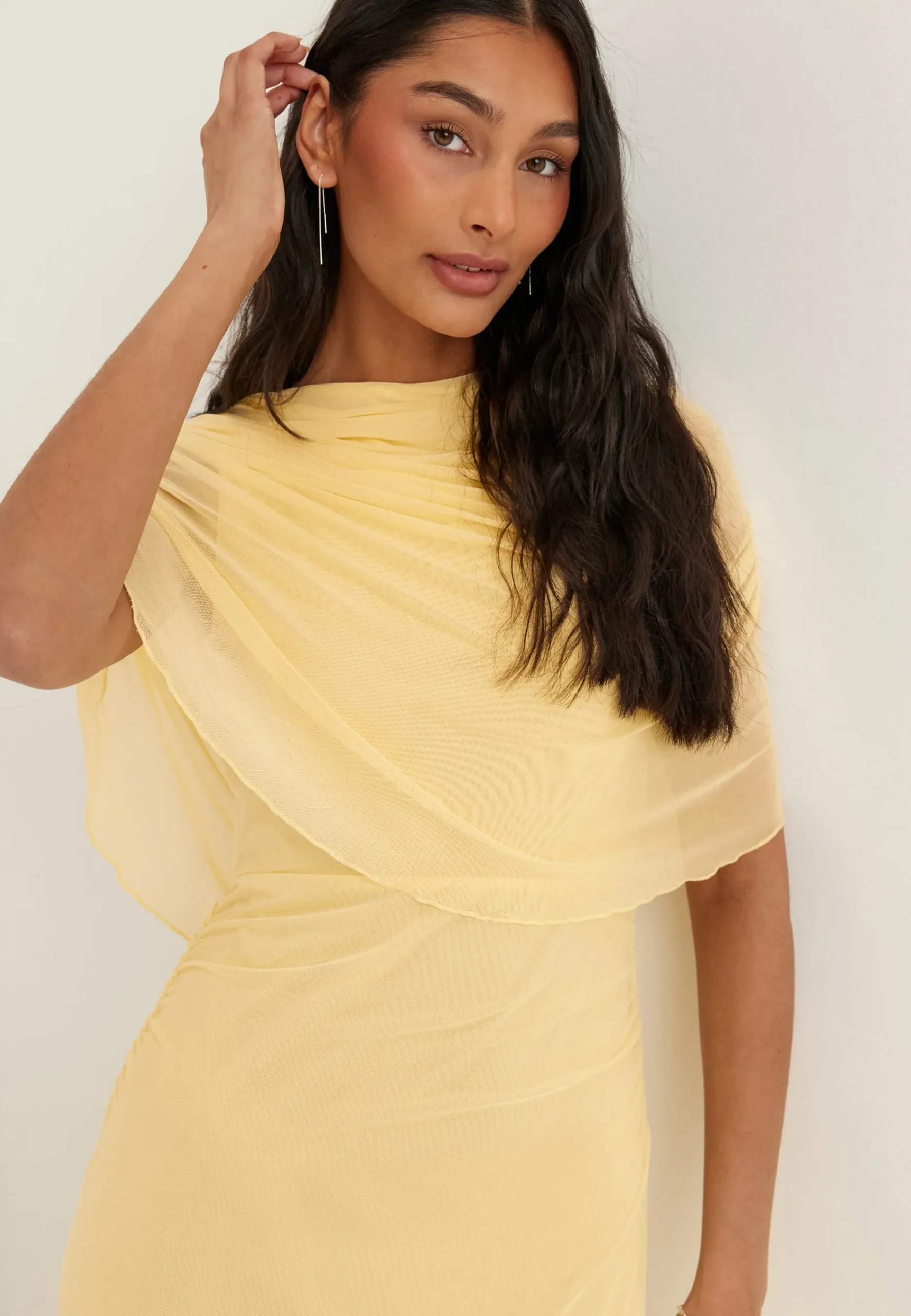 Cape Mesh Gown