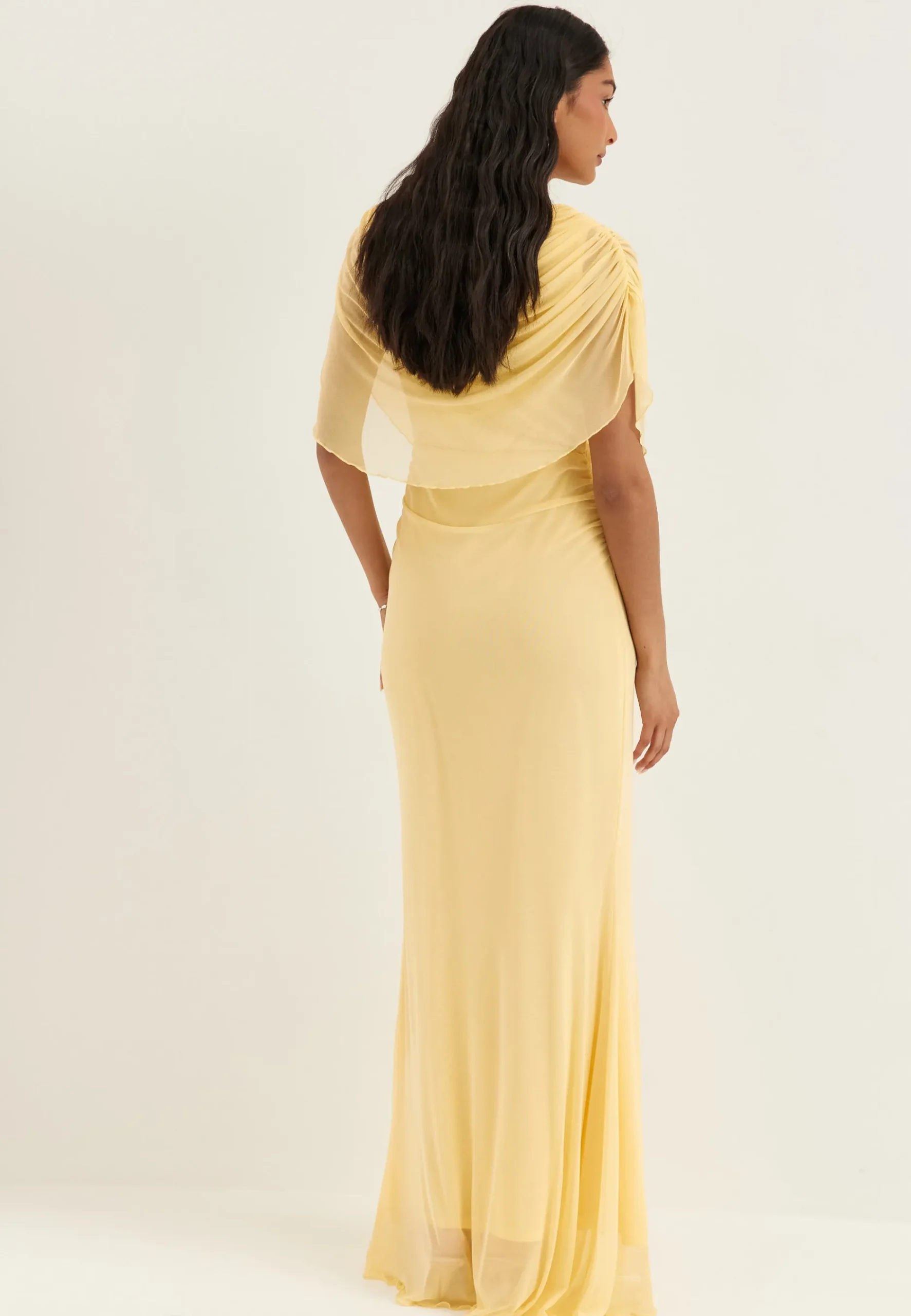 Cape Mesh Gown