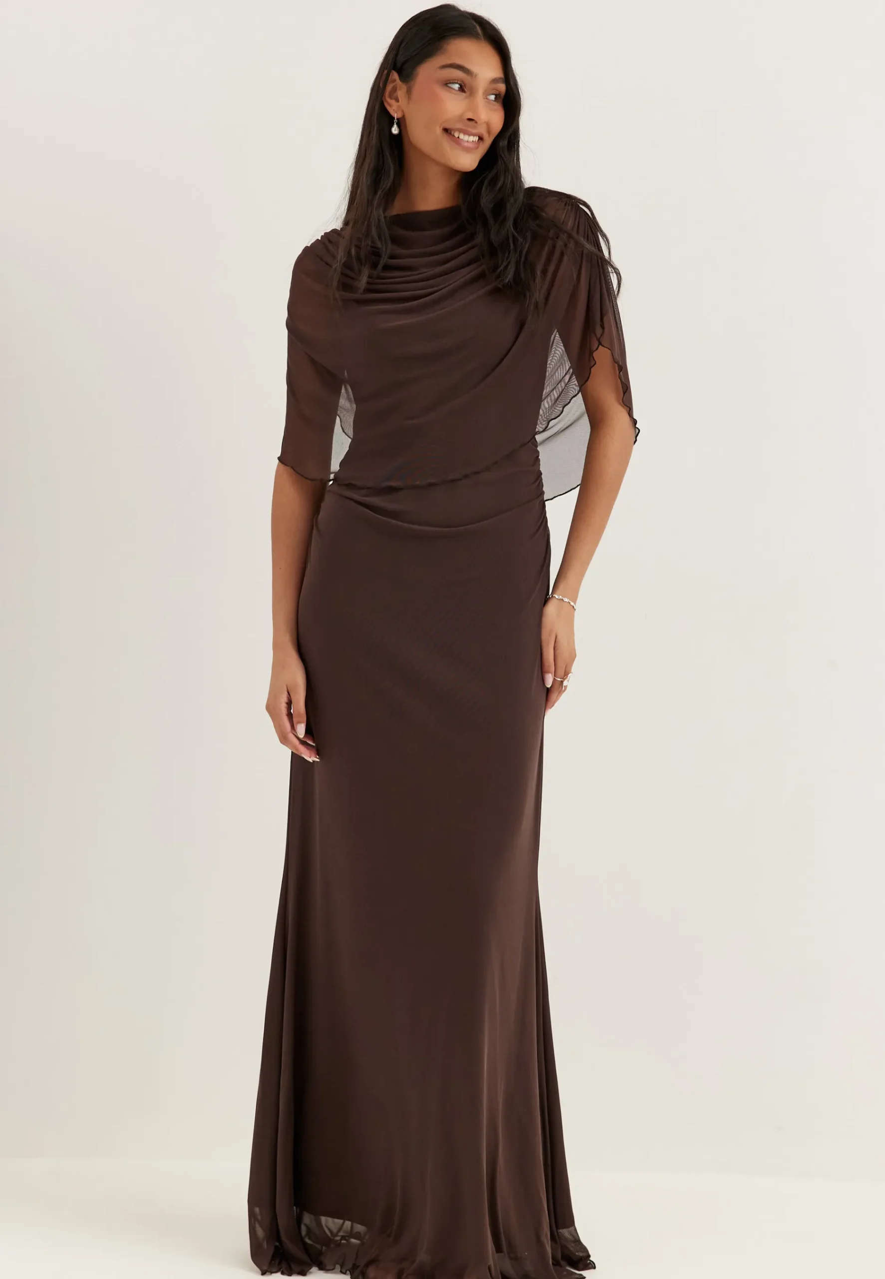 Cape Mesh Gown