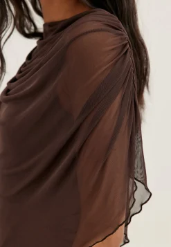 Cape Mesh Gown
