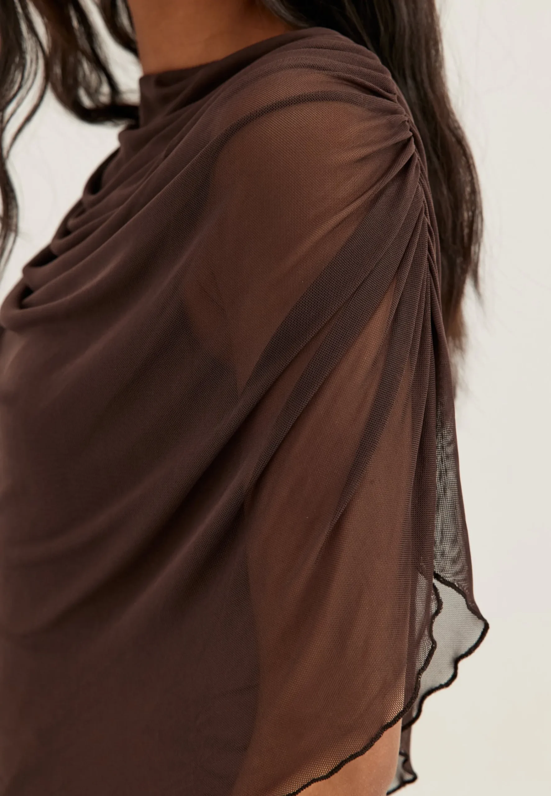 Cape Mesh Gown