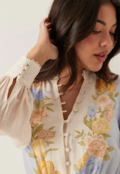 Christina Placement Print Midi