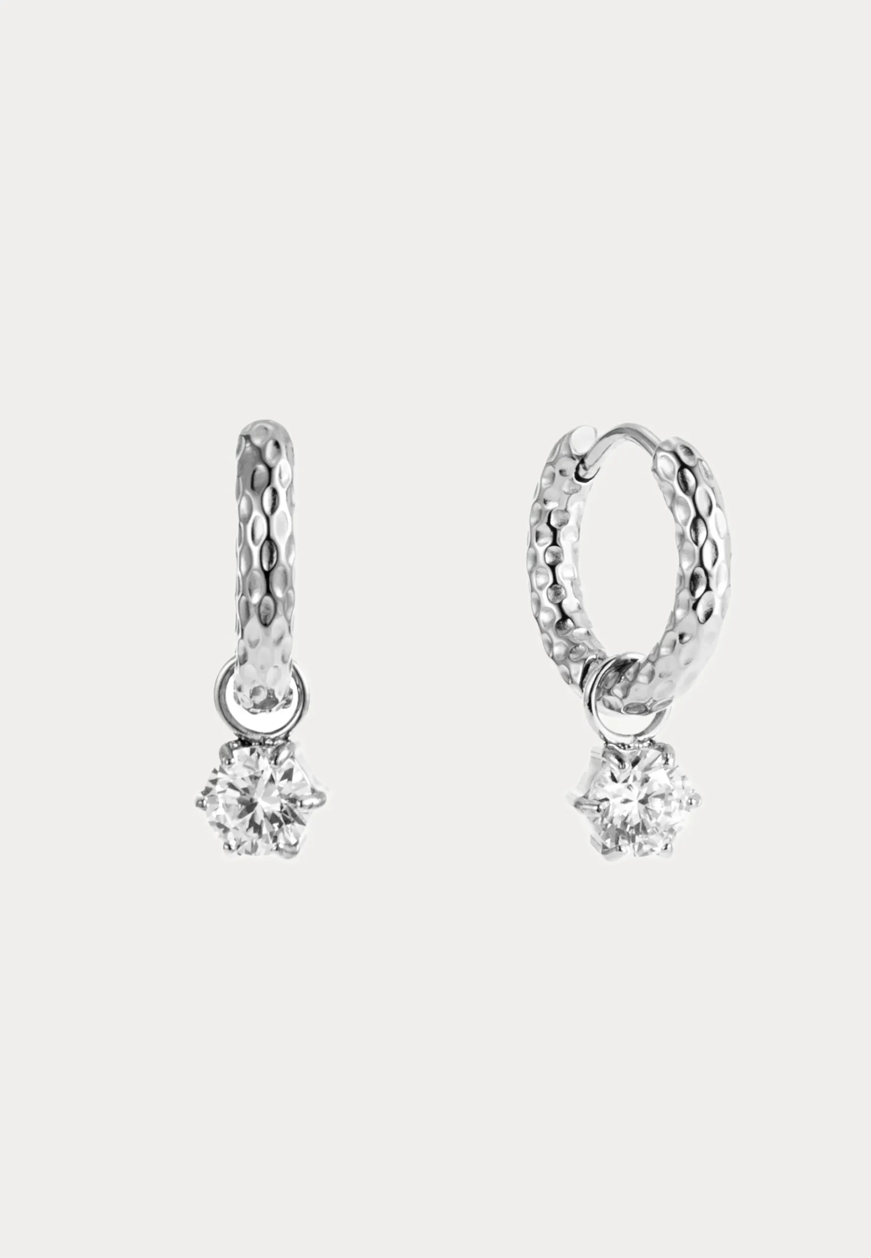 Como Hoop Earring Crystal