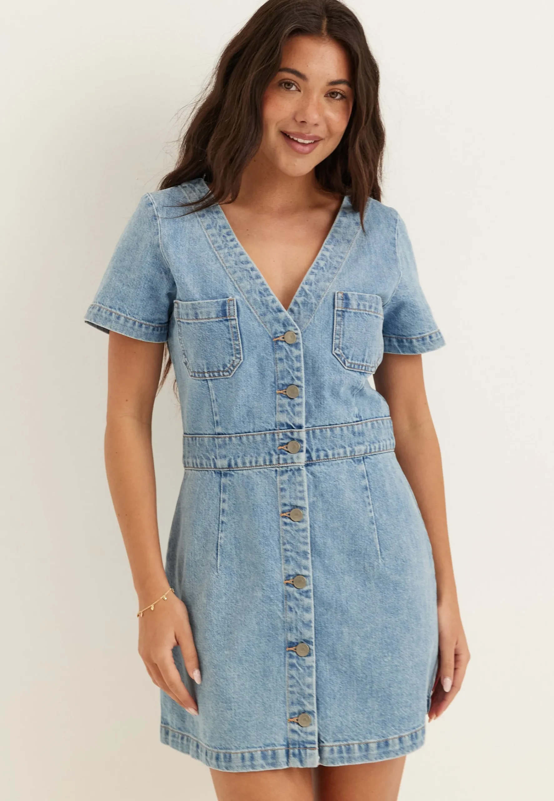 Denim Mini Dress