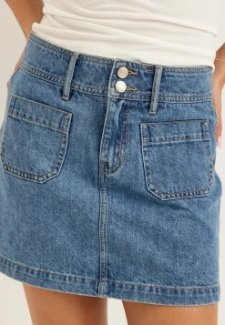 Denim Mini Skirt