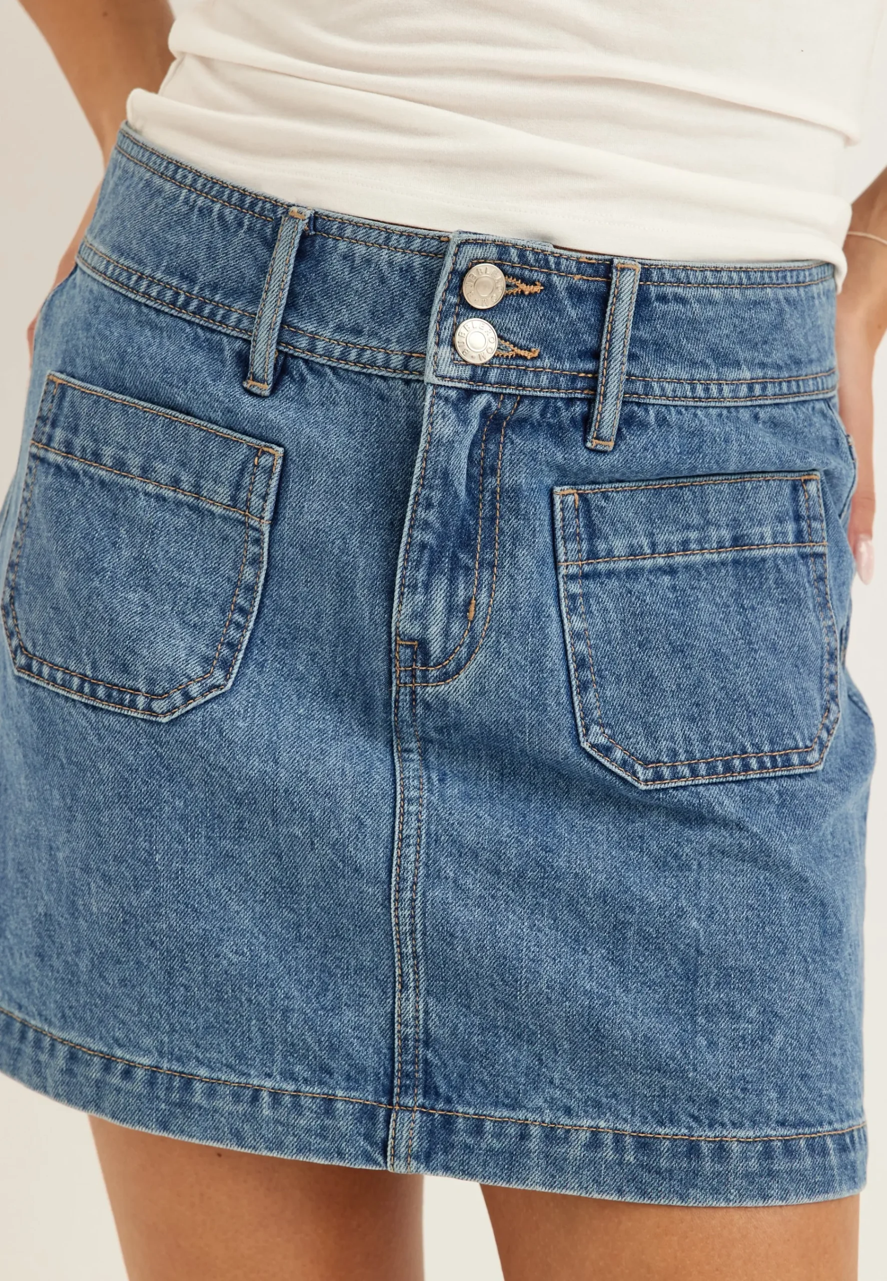 Denim Mini Skirt