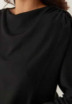 Draped Cape Blouse