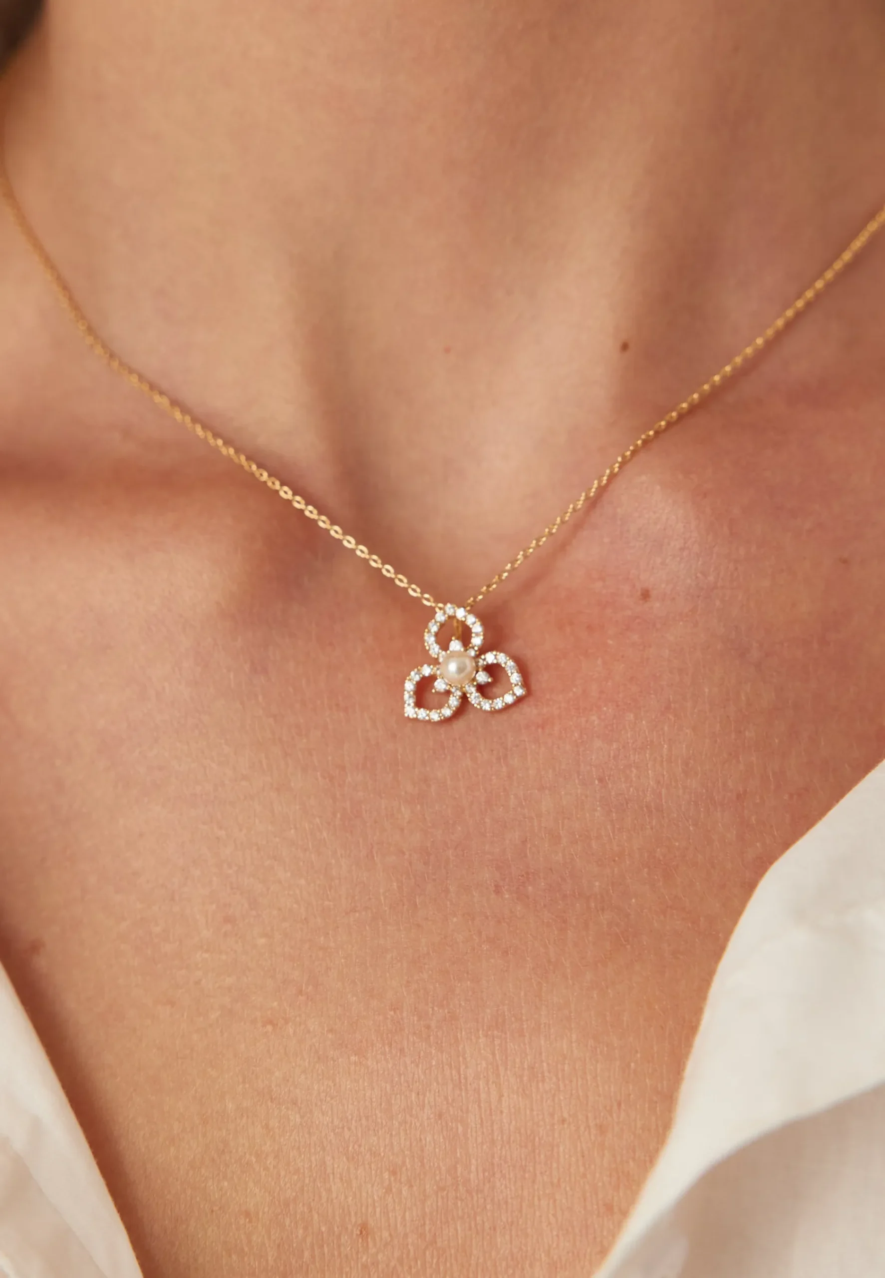 Elise Necklace - Ivory Pearl