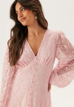 Embroidered Midi Dress