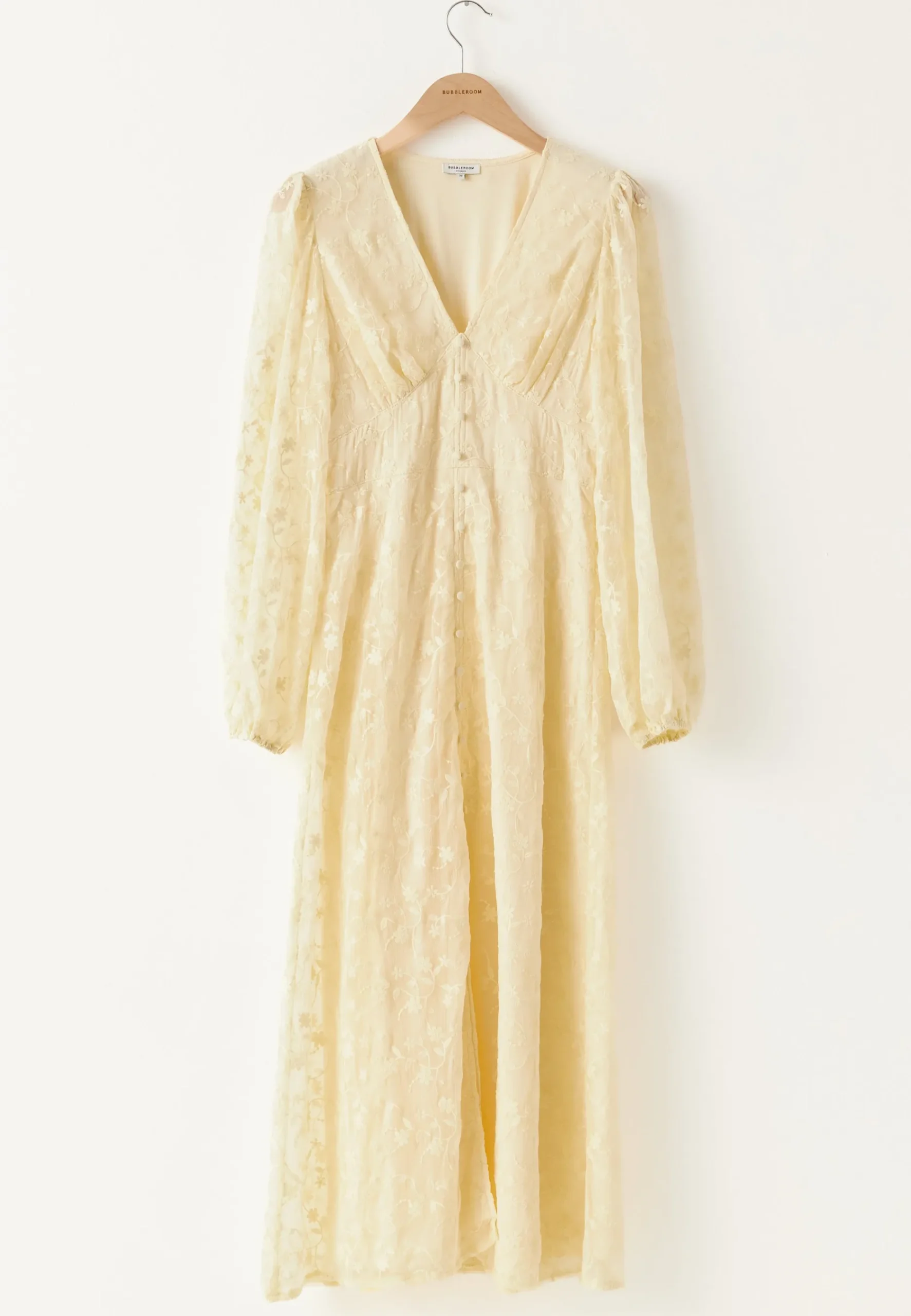 Embroidered Midi Dress