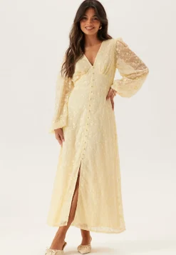 Embroidered Midi Dress