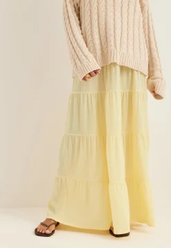 Flounce Maxi Skirt