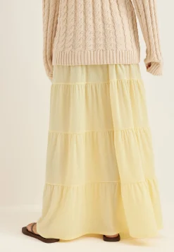 Flounce Maxi Skirt