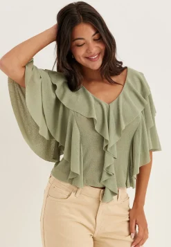 Flounce Top