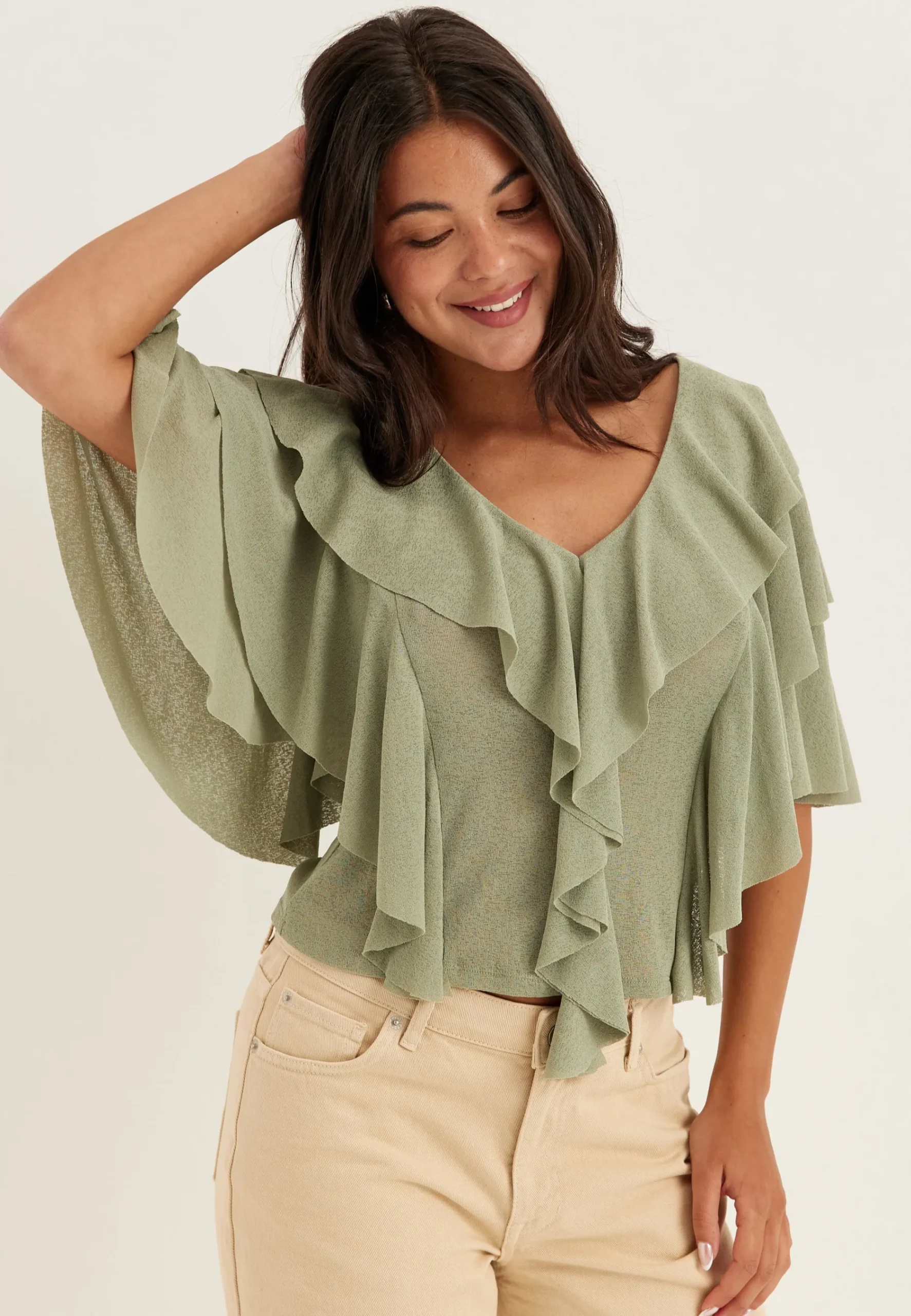Flounce Top