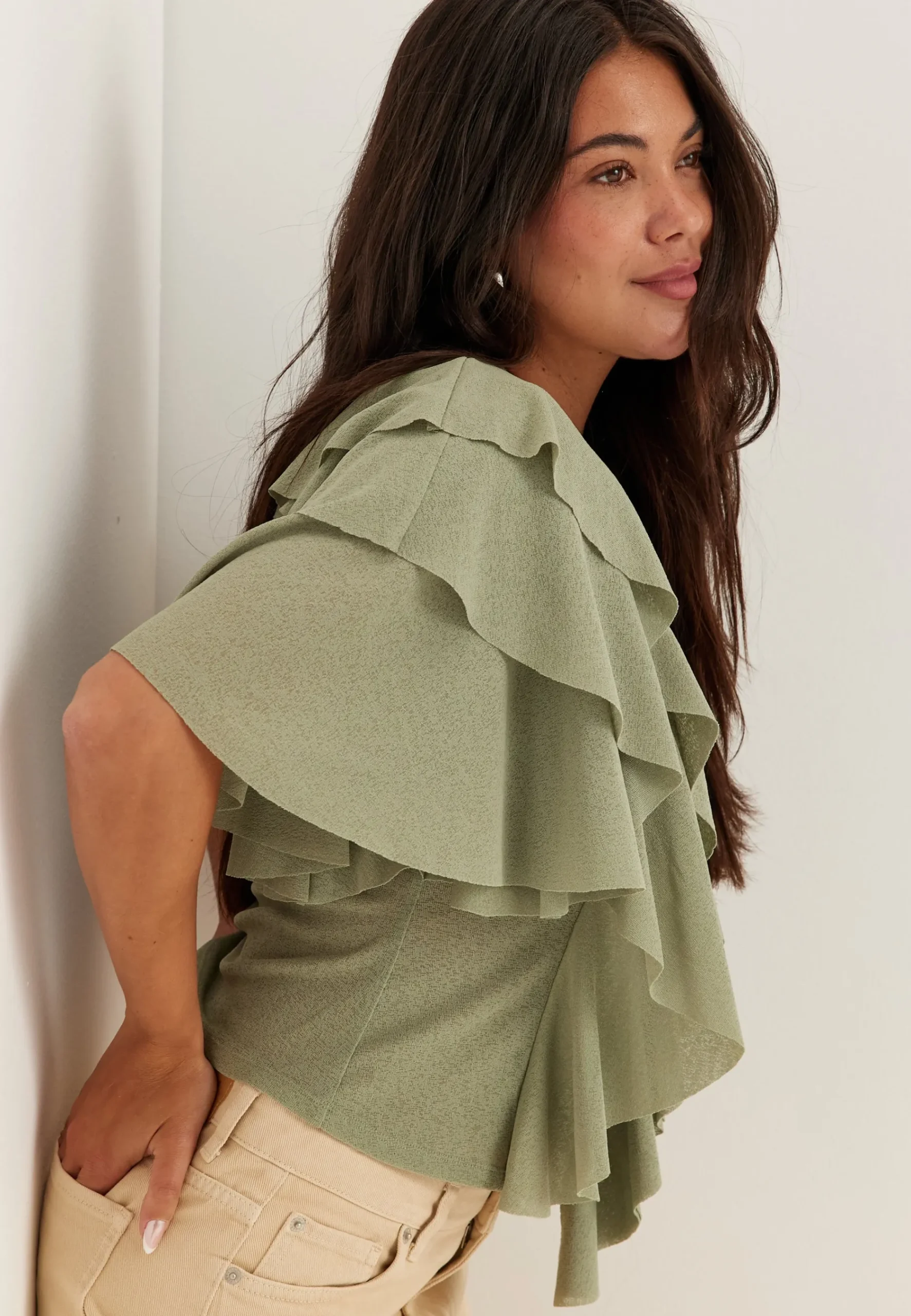 Flounce Top