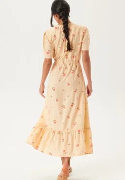 Flounce Viscose Wrap Dress