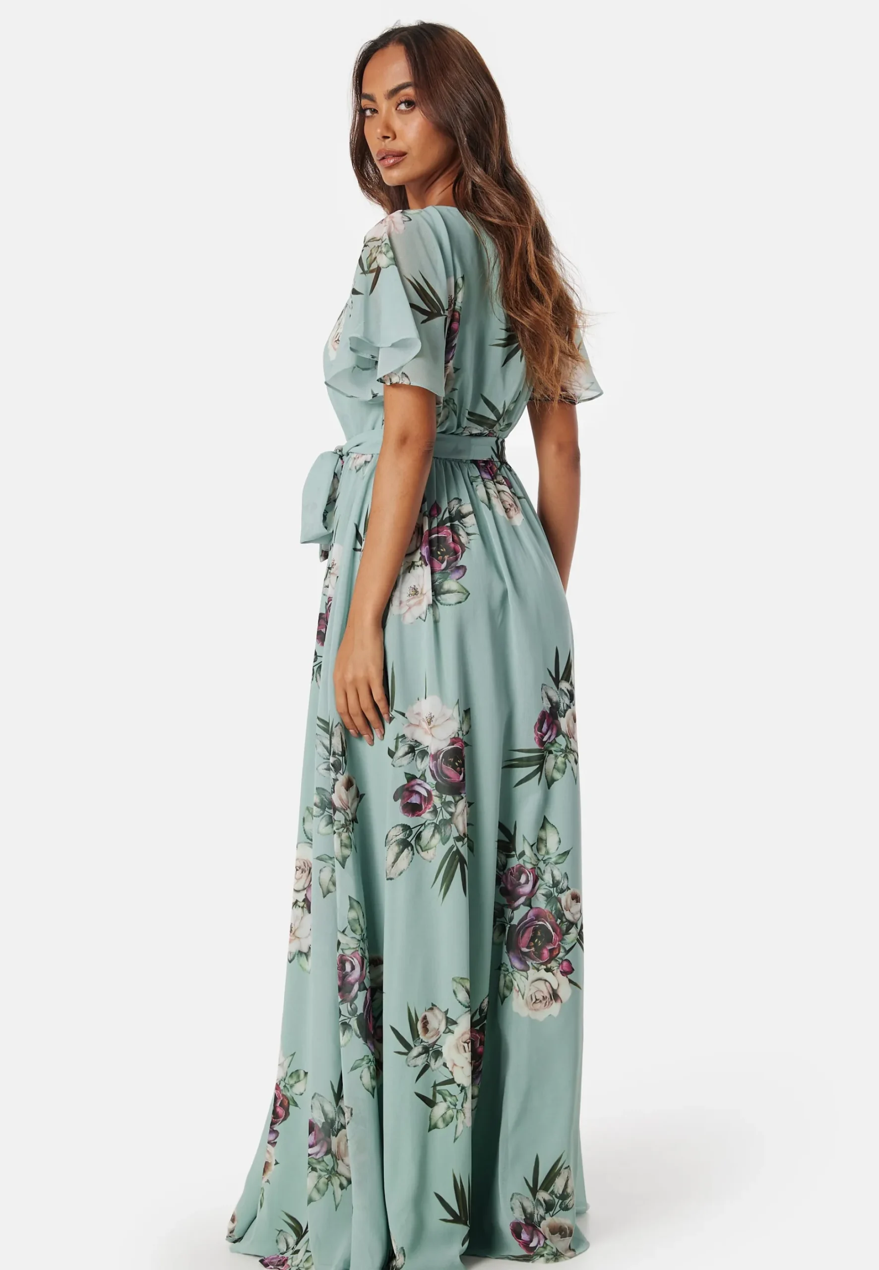 Flutter Floral Maxi Dress