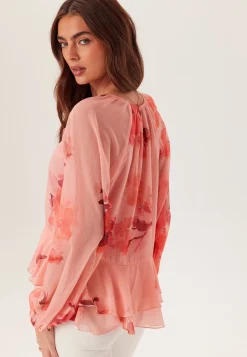 Frill Chiffon Blouse