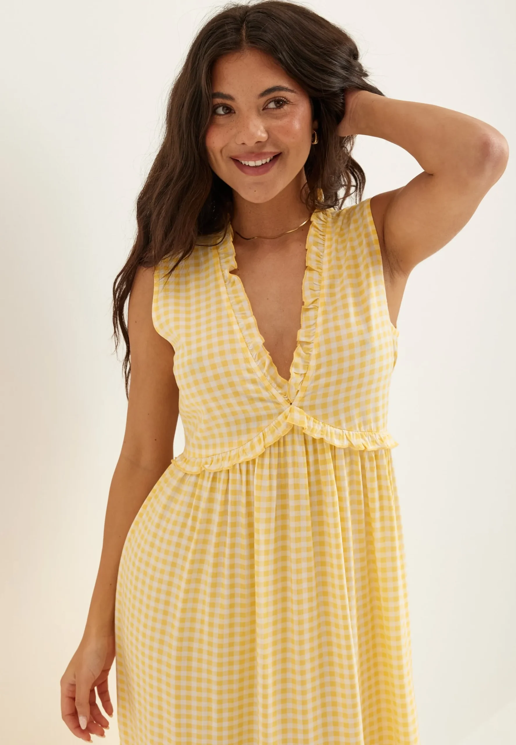 Frill Maxi Dress