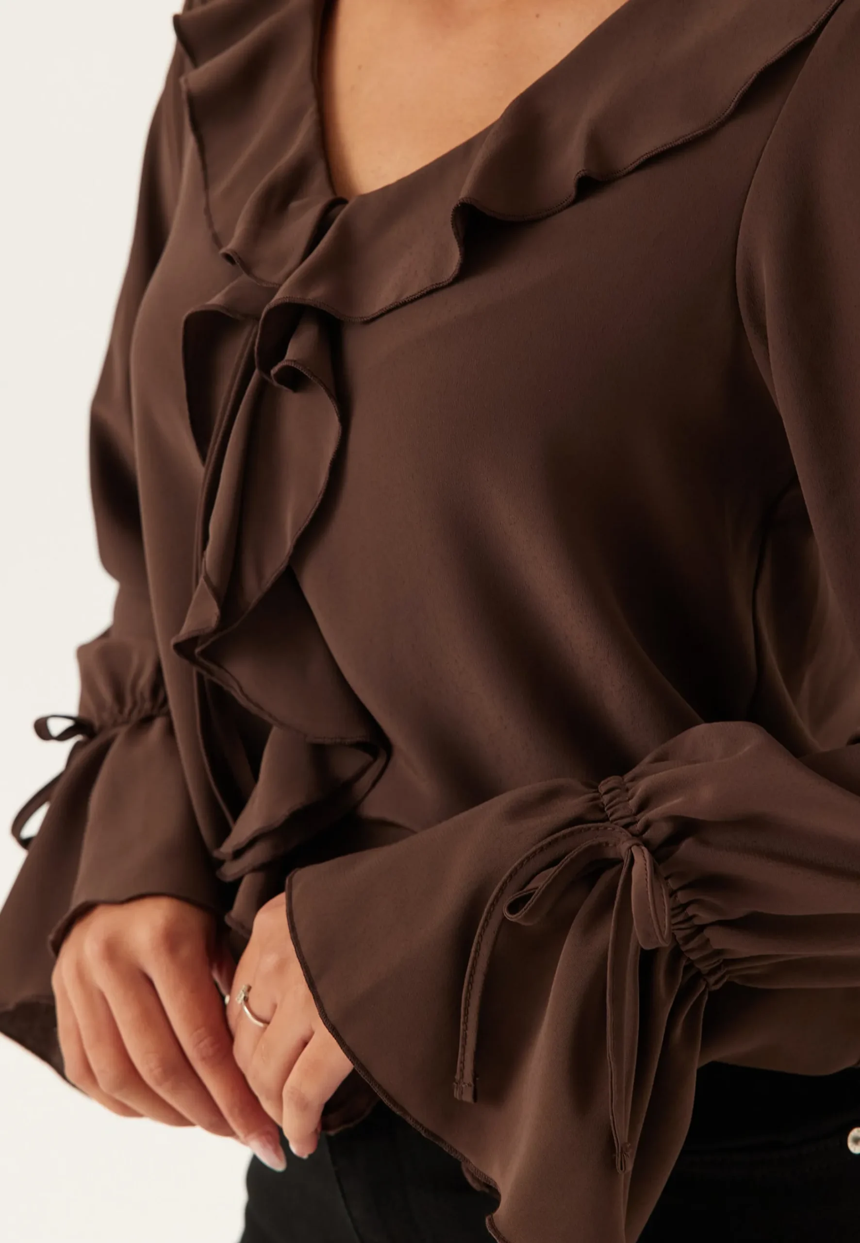 Frill Tie Blouse
