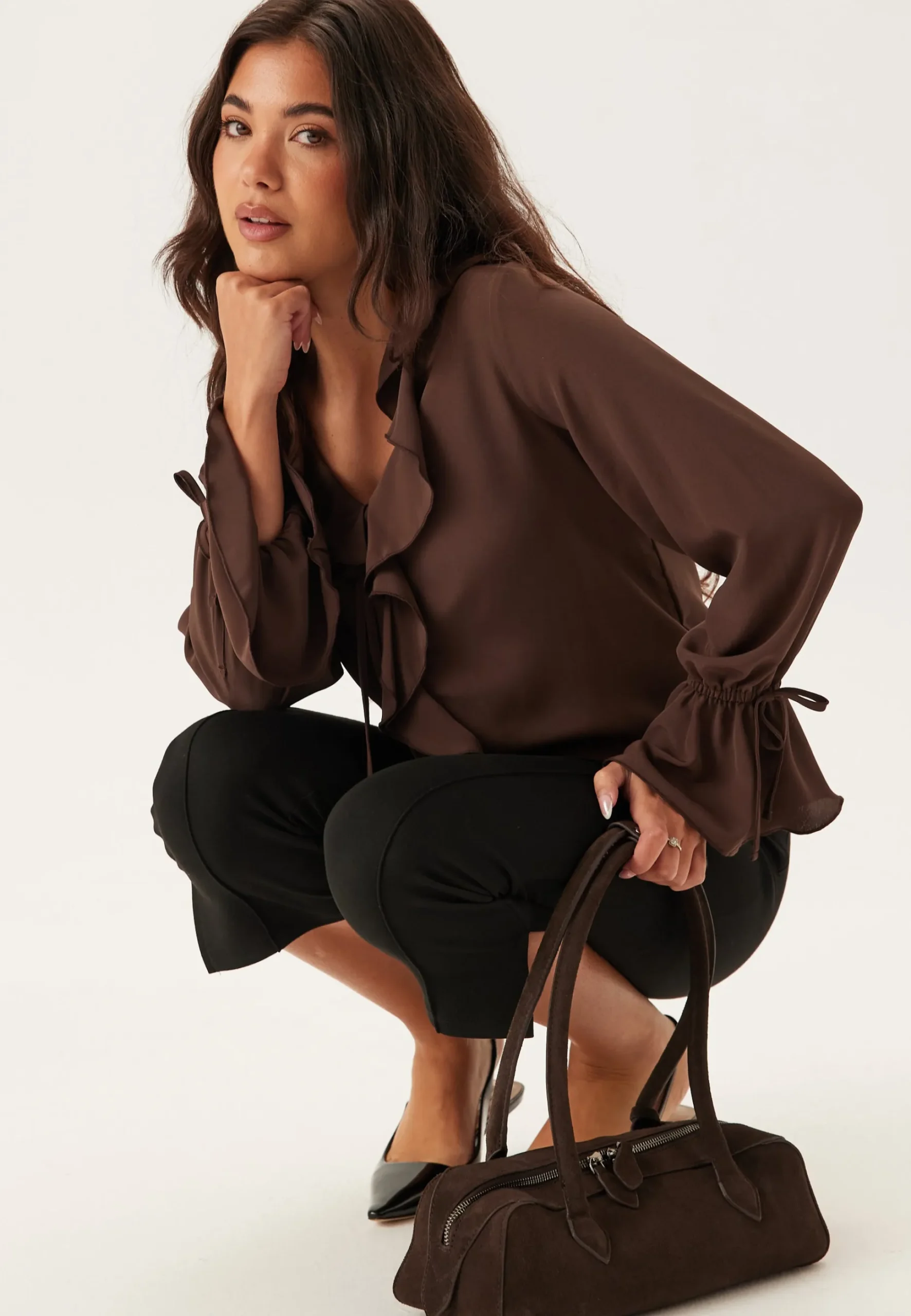 Frill Tie Blouse