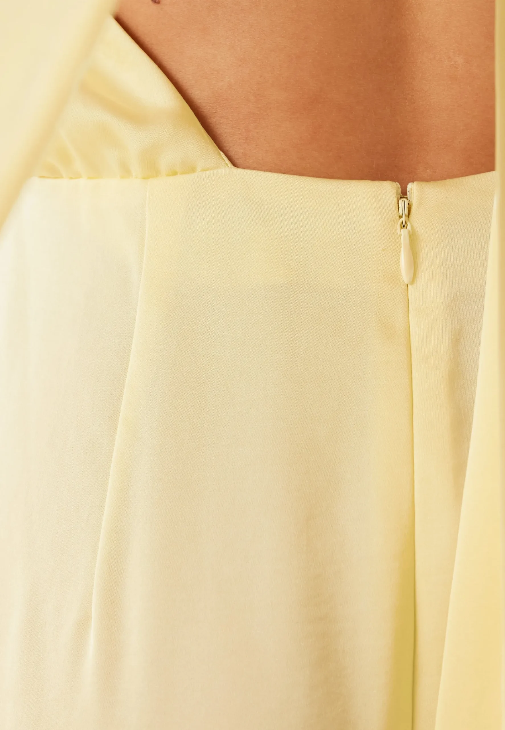 Halterneck Satin Gown