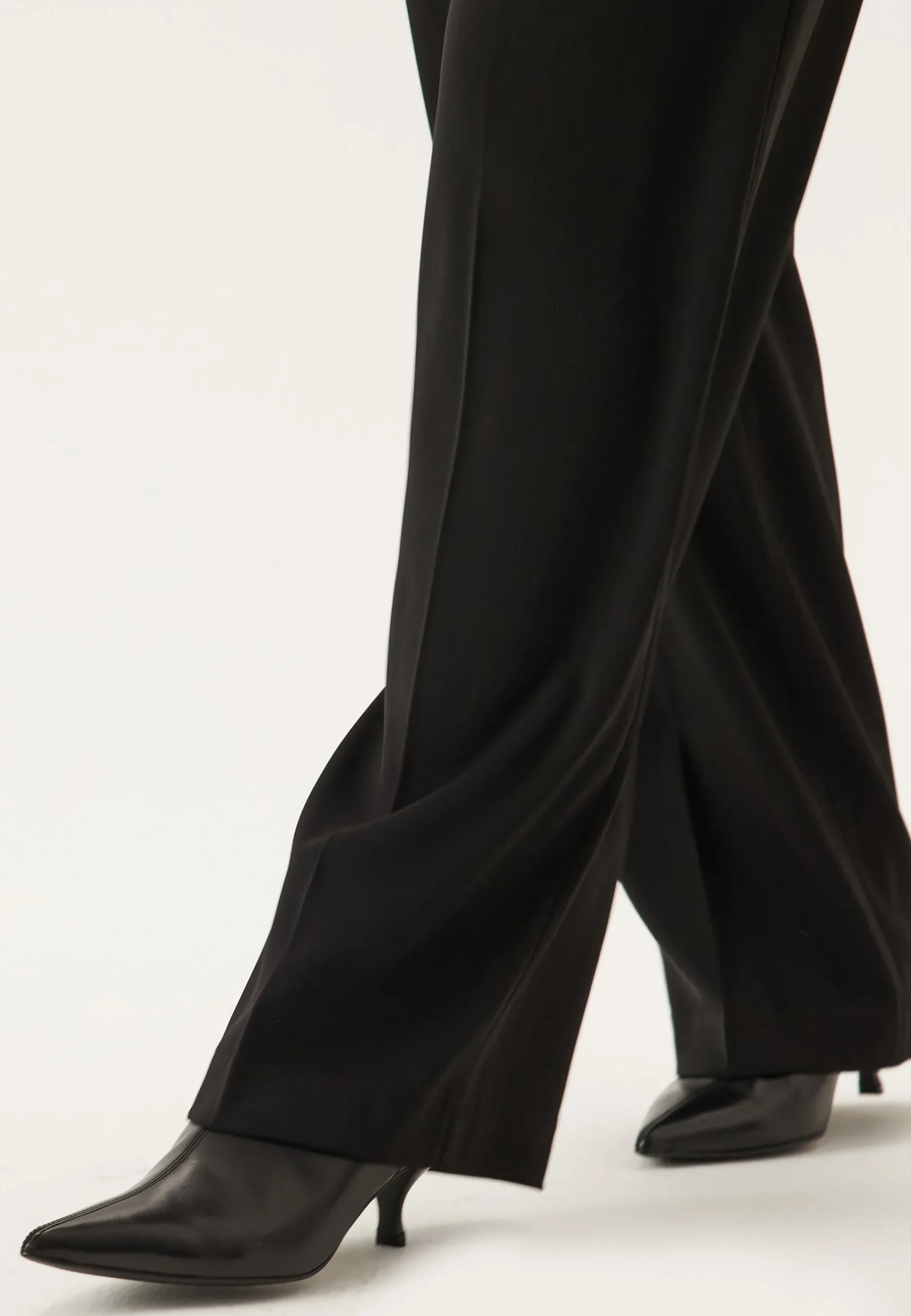 Heeled Leather Ankle Boot