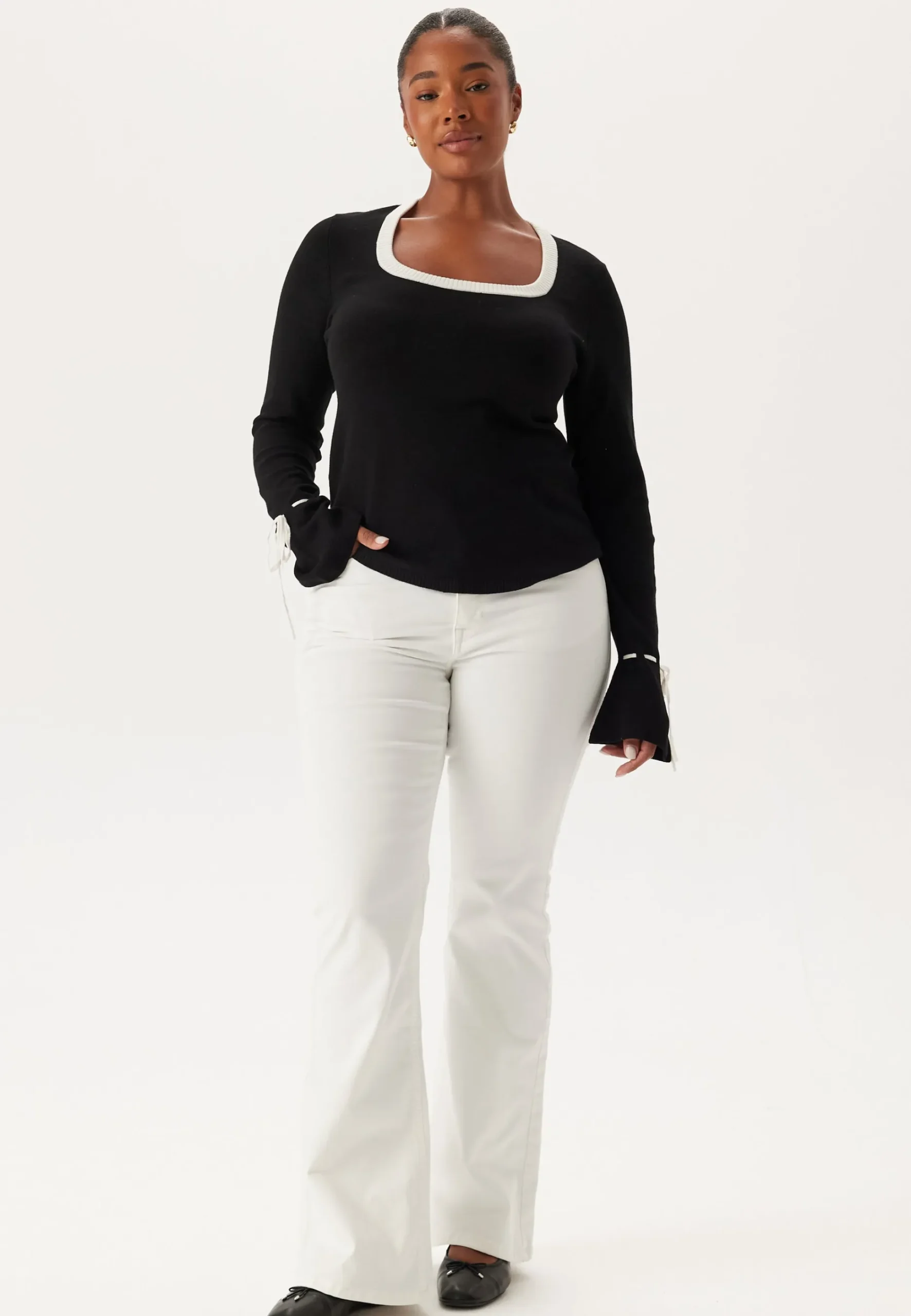 High Flare Superstretch Jeans