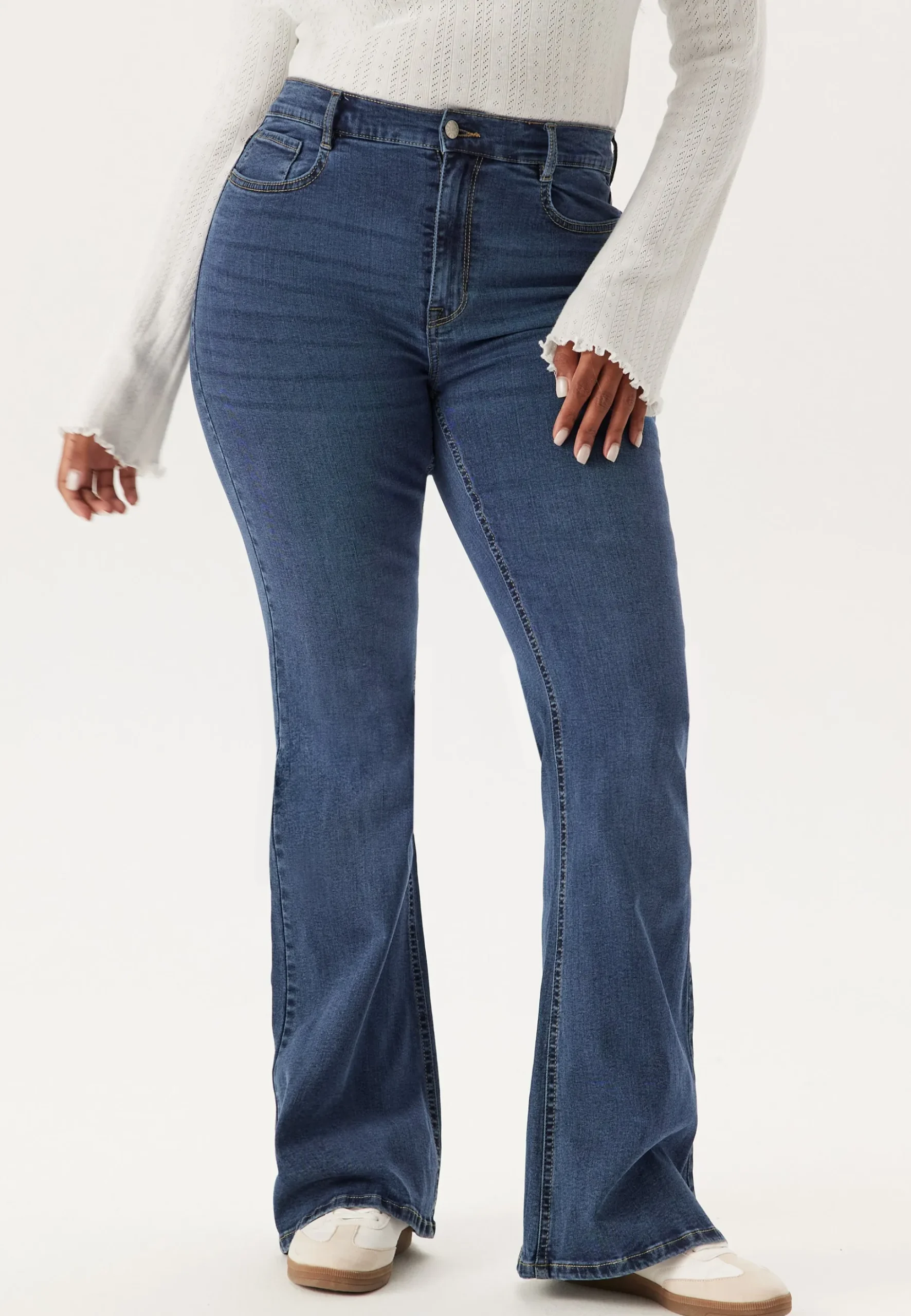 High Flare Superstretch Jeans