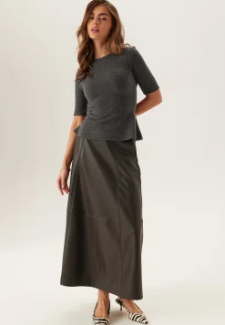 Knitted Peplum Top