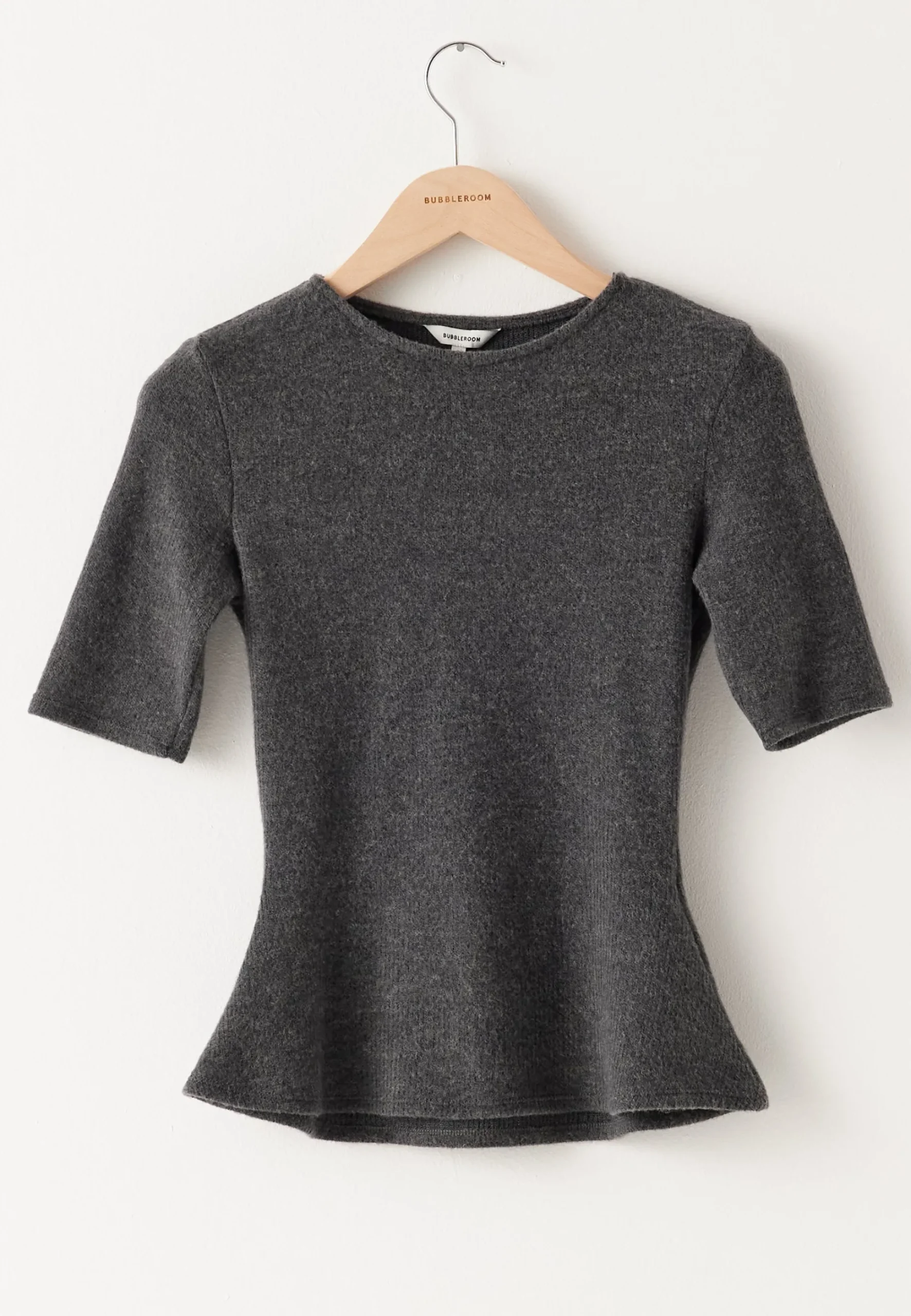 Knitted Peplum Top