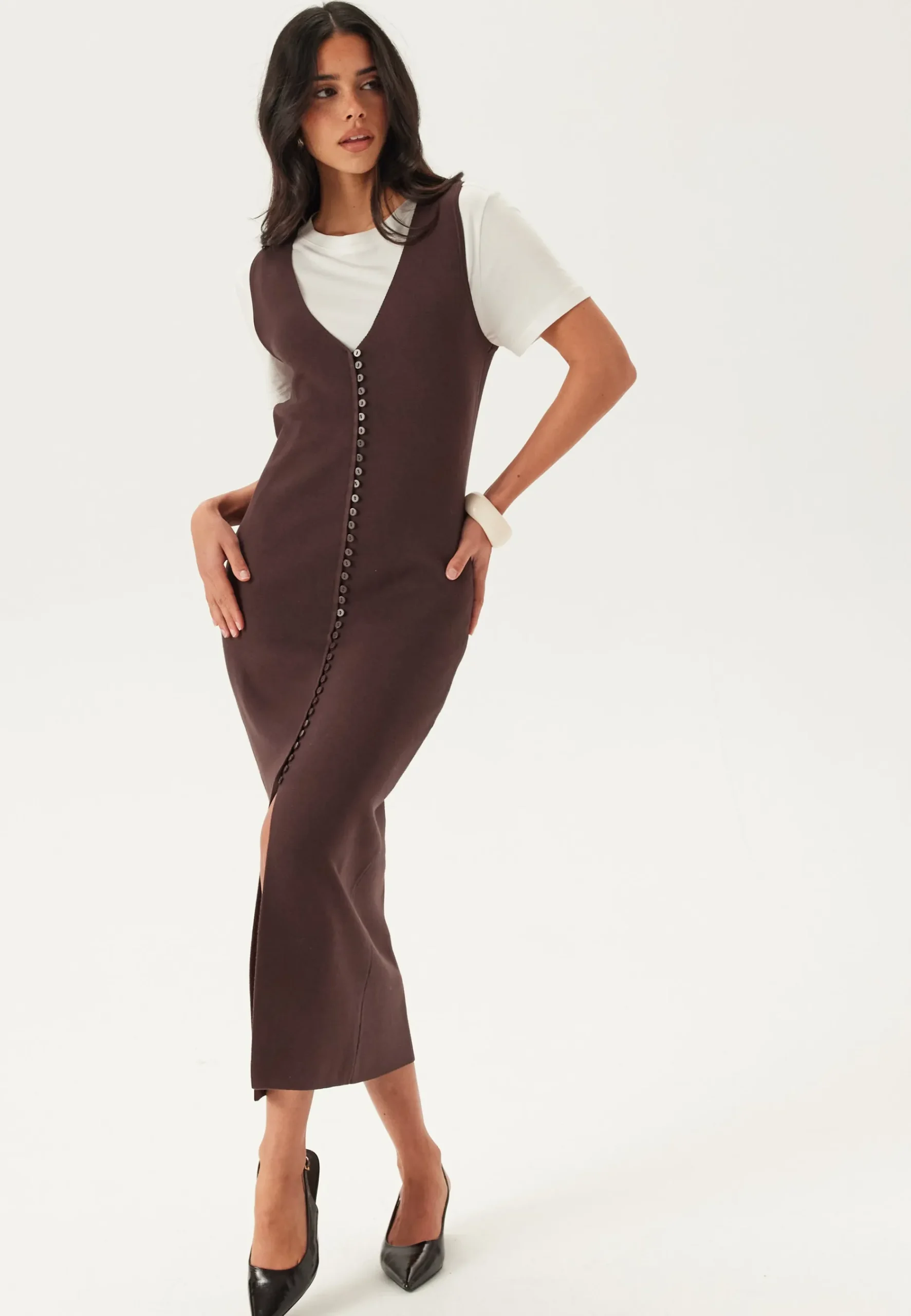 Knitted Vest Dress