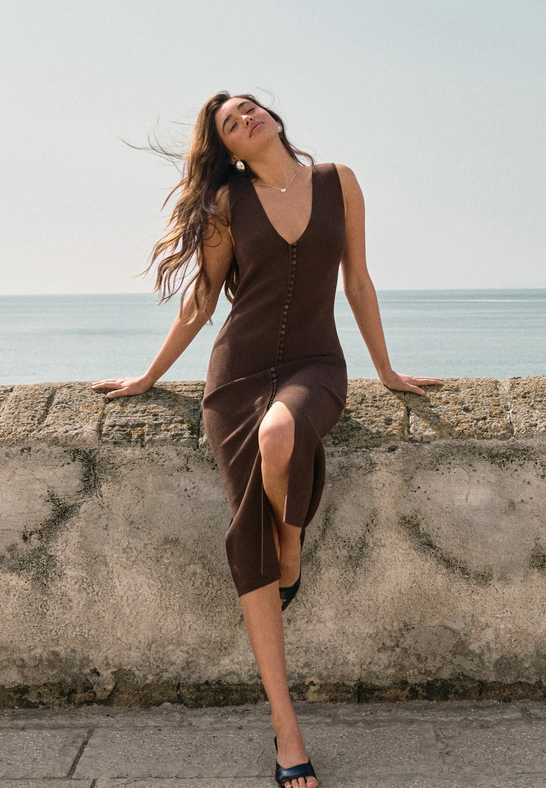 Knitted Vest Dress