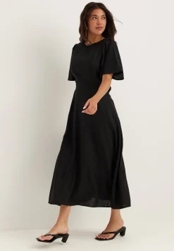 Linen Midi Dress