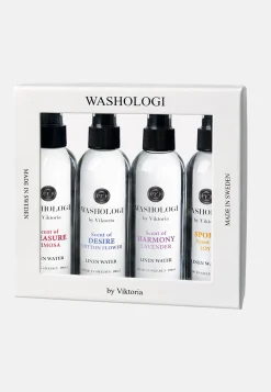 Linen Water Giftbox: Desire, Harmony, Pleasure & Sport 4x100ml