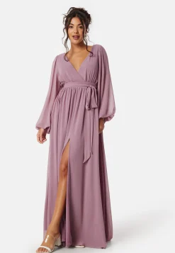 Long Sleeve Chiffon Dress