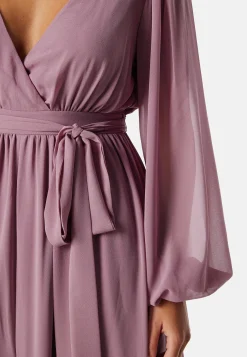 Long Sleeve Chiffon Dress