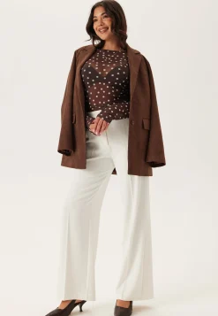 Long Sleeve Mesh Top