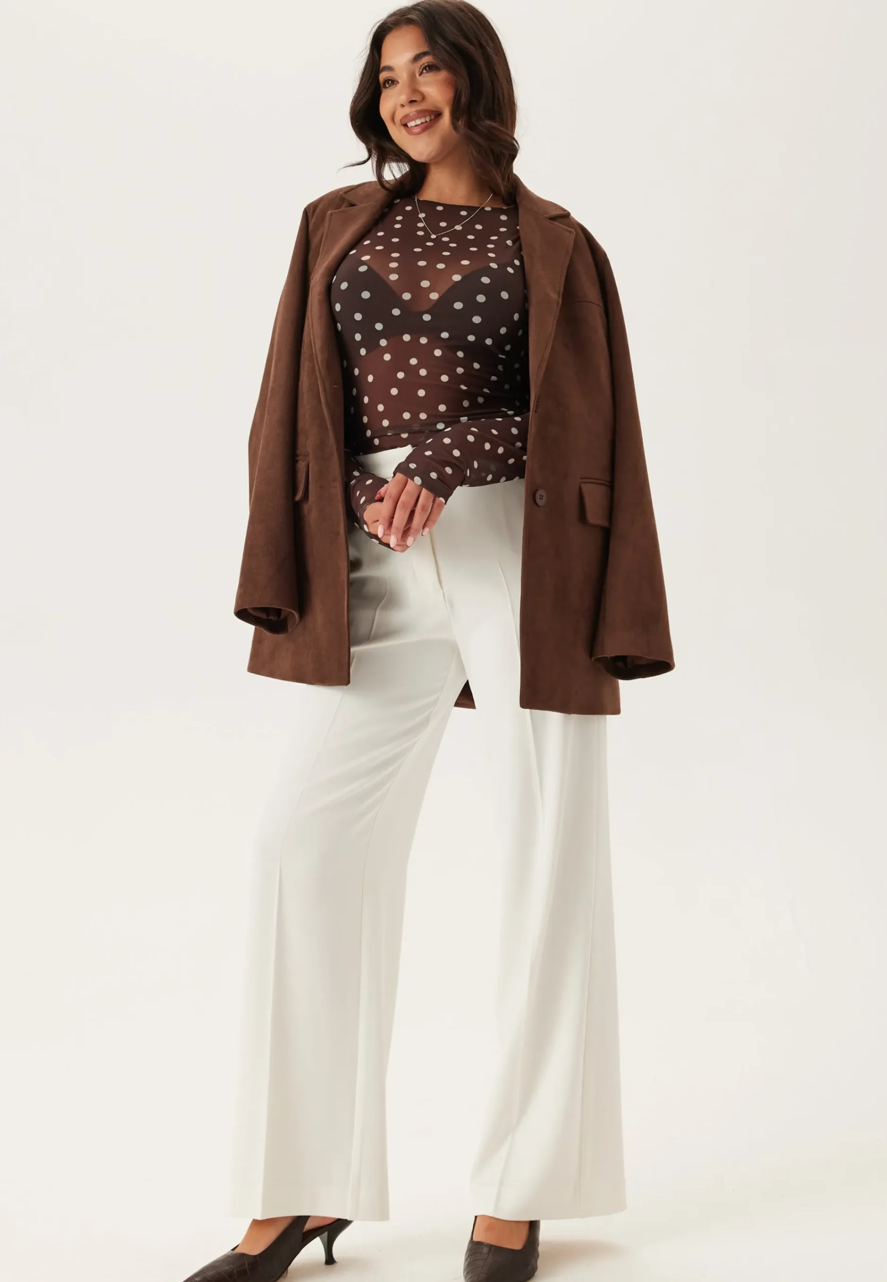 Long Sleeve Mesh Top